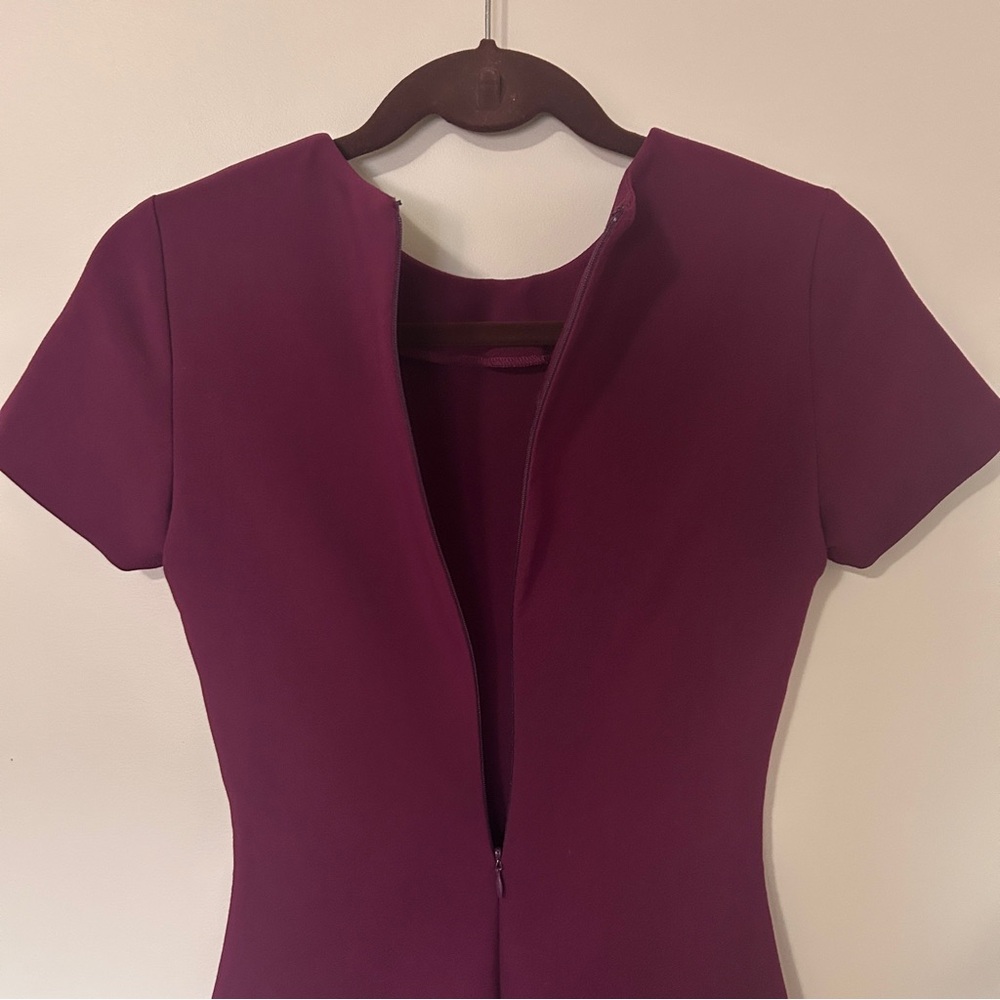 Revolve LIKELY Manhattan Women’s Short Sleeve Mini Dress Mulberry Purple Color - Picture 7 of 12